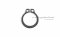แหวนล็อคนอก แหวนล็อคเพลา 13 mm (เบอร์ 13) (วัดขนาดวงในของแหวนได้ 12 mm ความหนา 1 mm)