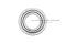 ตลับลูกปืนเตเปอร์ (Tapered Roller Bearing) ขนาด 25.4x50.292x14.224 เบอร์ L44643R/L44610R NSK ญี่ปุ่น