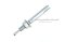 พุกตะปู SANKO เหล็กชุบ Hammer Drive Anchor ขนาด M10x80