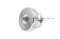 หัวน็อตมือหมุนสแตนเลส หัวทรงกระบอกนูน (Stainless Steel Flat Cylinder Knob Nut) ขนาด M8 หัวโต 24 mm แบบทะลุ