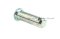 สลักหัวแบนกลม-ปิ๊นหัวแบน (Steel Clevis Pin) ขนาด 12x40