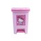 Superlock ถังขยะแบบเท้าเหยียบ ลายลิขสิทธิ์แท้ Kitty ปราศจากสารก่อมะเร็ง (BPA Free) รุ่น 5667