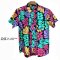 เสื้อเชิ้ตแขนสั้นไซส์ใหญ่ คอตต้อนพิมพ์ลาย แบล๊ค จังเกิล บูม XL (50") - 8XL (64")