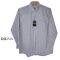 เสื้อเชิ้ตแขนยาวไซส์ใหญ่ คอตต้อน เทา XL (50") - 8XL (64")