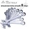 EURO KING TOOLS ประแจปหวนข้างปากตาย-แหวนฟรี 8 ตัว-ชุด