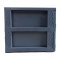 ลิ้นชักพลาสติก 2 ชั้น สีเทา NO.1100M2 ขนาด 34x41x32 ซม.