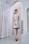 Dress W13 ครีม