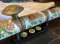 DCI33 Antique Ceramic Opium Pipe with Peony Painted
