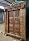 L128 Full Carved Colonial Teakwood Door