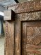 L128 Full Carved Colonial Teakwood Door