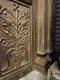 M124 Antique Teakwood Door with Ceramic Decor