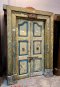 M129 Antique Wooden Door in Rustic Cream
