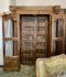L102 Indian Double Door with Brass Decor