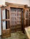 L102 Indian Double Door with Brass Decor
