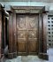 L142 Antique Teakwood Door with Carving