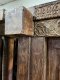 L142 Antique Teakwood Door with Carving