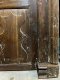 M115 Old Teakwood Door with Iron Bars