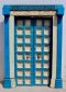 M82 Vintage Door in White and Blue