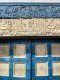 M82 Vintage Door in White and Blue