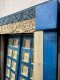 M82 Vintage Door in White and Blue