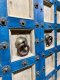 M82 Vintage Door in White and Blue