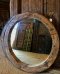 MR32 Old Round Wooden Mirror Frame