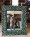 MR73 Caved Mirror Frame in Turquoise Color