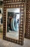 MR57 Classic Indian Mirror with Brass Decor