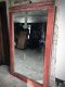 MR48 Old Carved Mirror Frame in Red Color