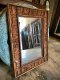 MR49 Antique Mirror with Carved Elephants and Horses