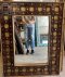 MR54 Indian Wooden Frame with Brass Decor