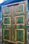 S61 Colorful TeakWood Door with Carving