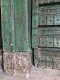 L70 Antique Green Door with Stone Basement