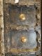 L86 Old Indian Door with Brass and Carving
