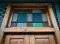 2XL72 Colonial Door with Colorful Glass