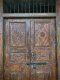 XL71 Antique Colonial Door with Carving