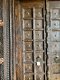 2XL86 Antique Door with Carving and Brass