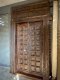 2XL86 Antique Door with Carving and Brass