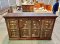 4SB28 Antique Sideboard with Brass Decor
