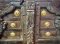 4SB28 Antique Sideboard with Brass Decor