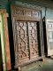 2XL22 Arabic Style Antique Door with Carving and Brass