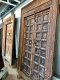 Antique Wooden Door with Brass Stars