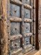 XL63 Antique Wooden Door with Brass Stars