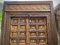 Vintage Door with Brass Decor