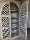 CTXL9 White Cabinet with Carved Doors