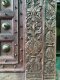 Old TeakWood Door with Brass Umbrellas