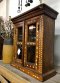 CTS13 Wooden Glass Cabinet with Camel Bones Inlaid