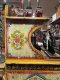 3SB7 Vintage Green Hand Painted Sideboard