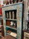 BRT12 Blue Book Rack with Fine Carving