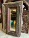 MR20 Mirror Frame with Deep Carving in Washed Green